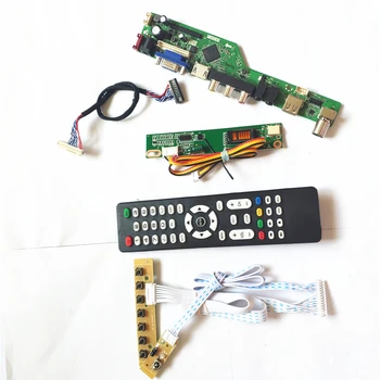 For LP154WX4-TLE2/TLF1 Remote+Inverter+keyboard VGA HDMI AV USB RF 1CCFL 30Pin LVDS T.V56 controller board LCD display panel Kit
For LP154WX4-TLE2/TLF1 Remote+Inverter+keyboard VGA HDMI AV USB RF 1CCFL 30Pin LVDS T.V56 controller board LCD display panel Kit