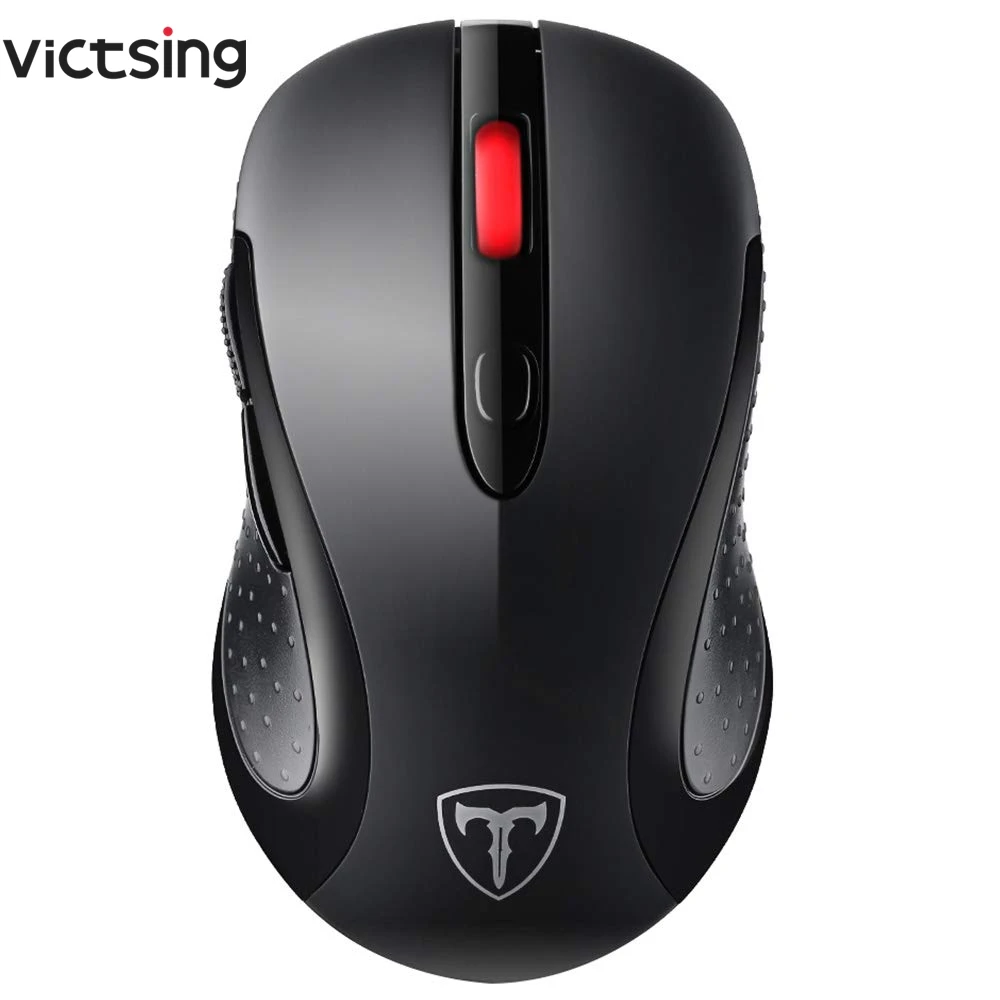 VicTsing беспроводная 2 4G USB оптическая мышь компьютерная игровая с эргономичной 2400DPI