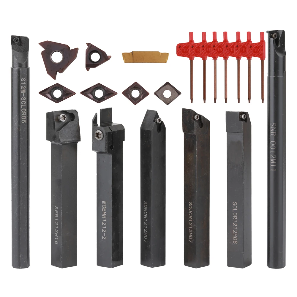 12mm Multifunctional Lathe Tools Turning Tool Holder Boring Bar With Solid Carbide Insert Rod Industrial Lathe Tools
12mm Multifunctional Lathe Tools Turning Tool Holder Boring Bar With Solid Carbide Insert Rod Industrial Lathe Tools