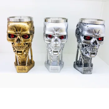 3D StereoTerminator Model Skull Skull Goblet Terminator Cup Ashtray Decoration Decorative Cup Red Wine Glass gift for boyfriend 
3D StereoTerminator Model Skull Skull Goblet Terminator Cup Ashtray Decoration Decorative Cup Red Wine Glass gift for boyfriend