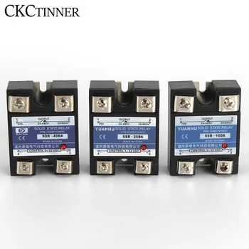 1pcs SSR-10DA SSR-25DA SSR-40DA belt shell Solid State Relay Module 3-32V DC Input 24-380VAC Gift cover
1pcs SSR-10DA SSR-25DA SSR-40DA belt shell Solid State Relay Module 3-32V DC Input 24-380VAC Gift cover