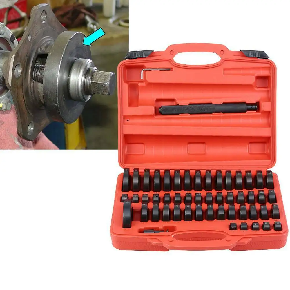 Samger 51 pcs Custom Bushing Bearing Seal Driver Push Press Disc Tool Set 18-74mm Bush/Bearing/Seal Driver Set
Samger 51 pcs Custom Bushing Bearing Seal Driver Push Press Disc Tool Set 18-74mm Bush/Bearing/Seal Driver Set