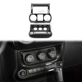Center Control Panel AC Cover Trim Console Frame For Jeep Wrangler 2011-2016 ABS Carbon Fiber Stickers Car Styling Accessories 
Center Control Panel AC Cover Trim Console Frame For Jeep Wrangler 2011-2016 ABS Carbon Fiber Stickers Car Styling Accessories