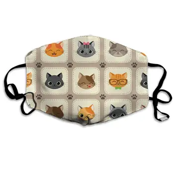 Mouth Mask Cartoon Cats And Footprints Fashion Earloop Face Mask For Kids Teens Men Women Winter Summer
Mouth Mask Cartoon Cats And Footprints Fashion Earloop Face Mask For Kids Teens Men Women Winter Summer