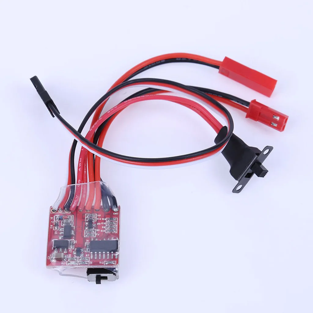 Brushed ESC 20A Li-Po 2S with Brake for RC Crawler Car Boat Tank, Can Work with 130/180/260/280/380 Brush Motor Brushed ESC 20A Li-Po 2S with Brake for RC Crawler Car Boat Tank, Can Work with 130/180/260/280/380 Brush Motor