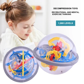 Puzzle Early Expanding Thinking Toy 3D Intellect Labyrinth Globe Ball Maze Marble Puzzle Brain Teaser Game for Child
Puzzle Early Expanding Thinking Toy 3D Intellect Labyrinth Globe Ball Maze Marble Puzzle Brain Teaser Game for Child