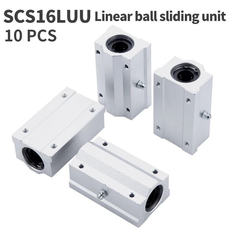Linear track bearing 10PCS SC16LUU SCS16LUU line ball bearing slider unit 16mm line bearing slider DIY nc carving line slider
Linear track bearing 10PCS SC16LUU SCS16LUU line ball bearing slider unit 16mm line bearing slider DIY nc carving line slider