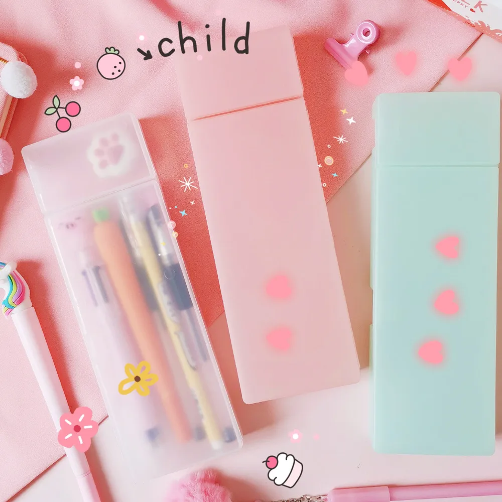 Cute Transparent Pencil Case Pencil Bag Large Capacity Pencil Box Pen holder School Supplies Stationery Kawaii
Cute Transparent Pencil Case Pencil Bag Large Capacity Pencil Box Pen holder School Supplies Stationery Kawaii