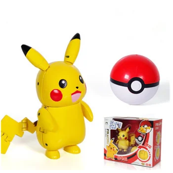 Game Pokemon Deformation Anime Action Figures Cute Toys Pikachu Blastoise Bulbasaur Mewtwo Charizard Lunala Figurine Model Doll
Game Pokemon Deformation Anime Action Figures Cute Toys Pikachu Blastoise Bulbasaur Mewtwo Charizard Lunala Figurine Model Doll
