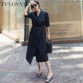 TVVOVVIN 2020 Summer New Solid Bandage Turn-down Collar‘ Loose Fashion Large Size Dress Short Sleeve Button Girl Female A775
TVVOVVIN 2020 Summer New Solid Bandage Turn-down Collar‘ Loose Fashion Large Size Dress Short Sleeve Button Girl Female A775