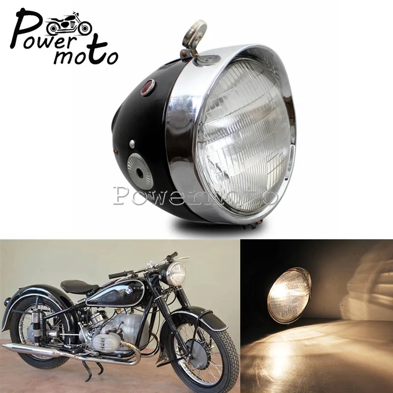 For BMW Zündapp DB DS DBK KS K750 KS750 M1 M72 R12 R61 R75 BW40 Cafe Racer Steel Motorcycle Retro Headlight Front Lamps Headlamp
For BMW Zündapp DB DS DBK KS K750 KS750 M1 M72 R12 R61 R75 BW40 Cafe Racer Steel Motorcycle Retro Headlight Front Lamps Headlamp