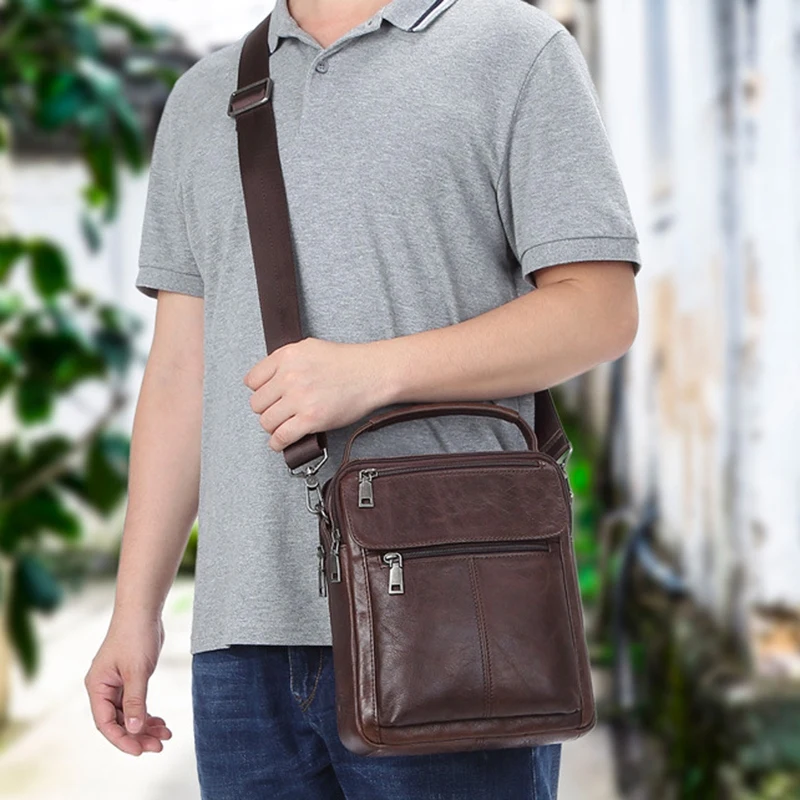 JHD-MISFITS Leather Men's Shoulder Messenger Bag Casual Multi-Function Handbag Flip Pocket Business Men's Bag
JHD-MISFITS Leather Men's Shoulder Messenger Bag Casual Multi-Function Handbag Flip Pocket Business Men's Bag