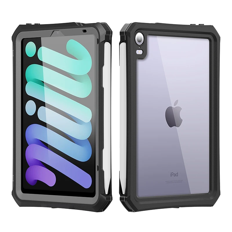 IP68 Waterproof Tablet Case For iPad Mini 6 8.3 2021 Clear Full Protect Underwater Diving Cover For iPad Mini 4 5 With Bracket
IP68 Waterproof Tablet Case For iPad Mini 6 8.3 2021 Clear Full Protect Underwater Diving Cover For iPad Mini 4 5 With Bracket