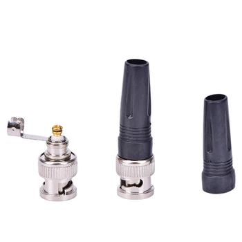 1pc Surveillance BNC Connector Male Plug Adapter For Twist-on Coaxial RG59 Cable For CCTV Camera Video/AUDIO Connector Parts
1pc Surveillance BNC Connector Male Plug Adapter For Twist-on Coaxial RG59 Cable For CCTV Camera Video/AUDIO Connector Parts