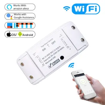 WiFi Smart Light Switch Universal Circuit Breaker Wireless Remote Control Switch Tuya APP Wireless Remote Control Alexa Use
WiFi Smart Light Switch Universal Circuit Breaker Wireless Remote Control Switch Tuya APP Wireless Remote Control Alexa Use