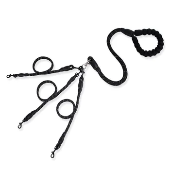 Reflective Nylon Two Three Four Small Dogs Leash Detachable Dog Leads Foam Handle for 2 or 3 or 4 Dogs Pet Traction Rope 
Reflective Nylon Two Three Four Small Dogs Leash Detachable Dog Leads Foam Handle for 2 or 3 or 4 Dogs Pet Traction Rope