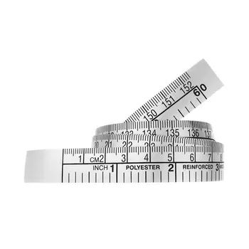 

150cm Paste Scale Paper Self Adhesive Metric Measure Vinyl Scale Machine Sticker Ruler Tape For Sewing Paper Ruler E5J0