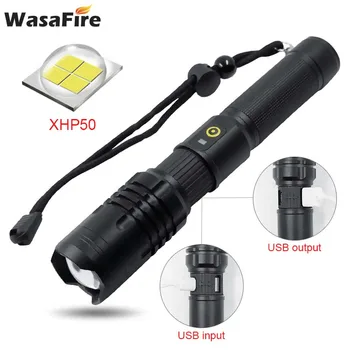 Waterproof Rechargeable 18650 Tactical Lanterna Powerful 1800LM XHP50 Led Flashlight Zoomable 3 Modes Torch Lamp for Camping
Waterproof Rechargeable 18650 Tactical Lanterna Powerful 1800LM XHP50 Led Flashlight Zoomable 3 Modes Torch Lamp for Camping
