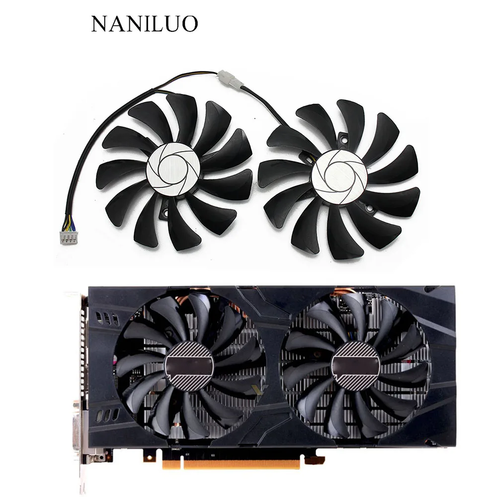 2 шт./комплект 85 мм GTX 1060 12 в пост. Тока 4Pin карта памяти INNO3D GeForce 3 ГБ X2/GTX 6 X2 |