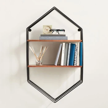 Diamond design simple wrought iron wall shelf multi-layer line more stable creative wall hanging solid wood bookshelf partition
Diamond design simple wrought iron wall shelf multi-layer line more stable creative wall hanging solid wood bookshelf partition