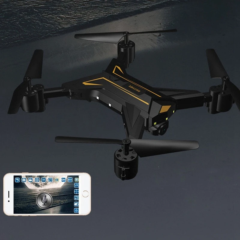 KY601 Foldable 4 Axis Headless RC Drone Camera 720P 2MP WiFi Altitude Hold Remote RC Quadcopter Drone UAV
KY601 Foldable 4 Axis Headless RC Drone Camera 720P 2MP WiFi Altitude Hold Remote RC Quadcopter Drone UAV