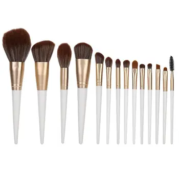 14pcs Portable Makeup Brushes Set Wooden Handle Nylon Hair Face Eye Makeup Brushes Profession Cosmetic Brushes
14pcs Portable Makeup Brushes Set Wooden Handle Nylon Hair Face Eye Makeup Brushes Profession Cosmetic Brushes