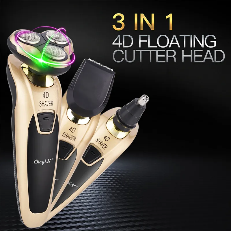 3 In 1 Electric Shaver Kit Rechargeable Beard Trimmer Razor Nose Hair Trimmer with 3 Blades for Men Cordless Grooming Kit
3 In 1 Electric Shaver Kit Rechargeable Beard Trimmer Razor Nose Hair Trimmer with 3 Blades for Men Cordless Grooming Kit