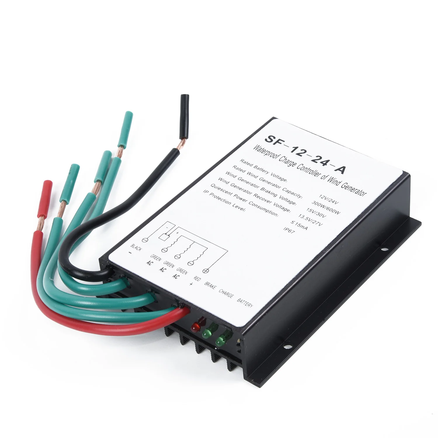 Wind Generator Charge Controller 600W 12V/24V Wind Turbine Generator Parts Waterproof Wind Charge Controller
Wind Generator Charge Controller 600W 12V/24V Wind Turbine Generator Parts Waterproof Wind Charge Controller