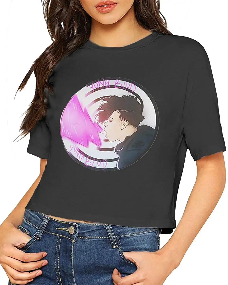 Awan&Agua Funny Yungblud Cotton T Shirt for Womens 
Awan&Agua Funny Yungblud Cotton T Shirt for Womens