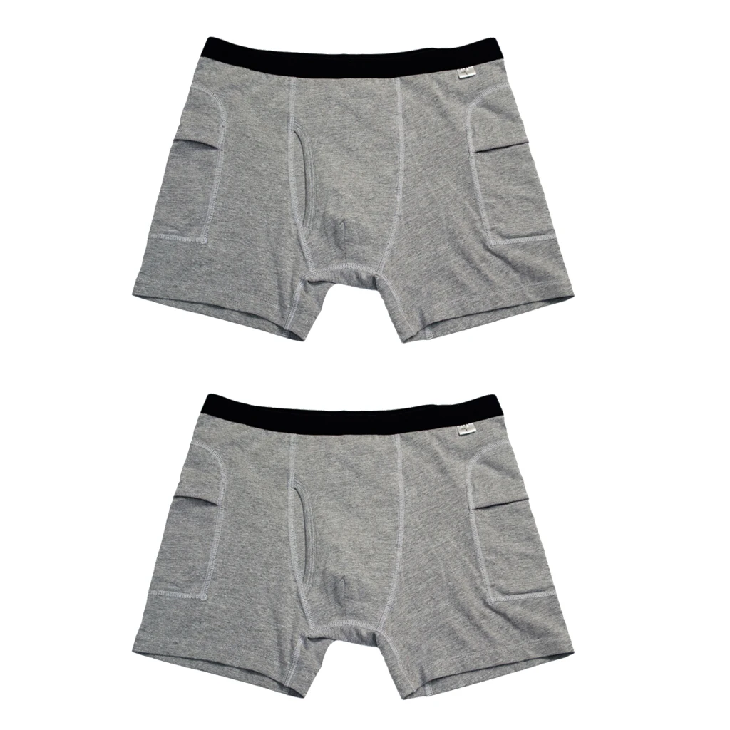 Pack of 2 Men Elderly Hip Fractures Protector Pants Support Shield Fall Prevention Underwear Pack of 2 Men Elderly Hip Fractures Protector Pants Support Shield Fall Prevention Underwear