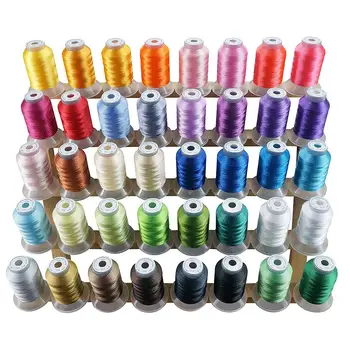 40 Rolls 120D/2 500m High Strength Embroidery Sewing Threads Hand Sewing Machine Polyester Thread Craft Patch Supplies
40 Rolls 120D/2 500m High Strength Embroidery Sewing Threads Hand Sewing Machine Polyester Thread Craft Patch Supplies