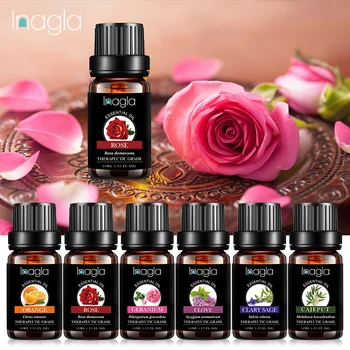 Inagla Rose Essential Oil Pure Natural 10ML Pure Essential Oils Aromatherapy Diffusers Oil emotional balance Air Fresh
Inagla Rose Essential Oil Pure Natural 10ML Pure Essential Oils Aromatherapy Diffusers Oil emotional balance Air Fresh
