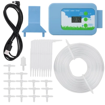 New Home Garden Lcd Watering System Kit Water Timer Automatic Irrigation Controller
New Home Garden Lcd Watering System Kit Water Timer Automatic Irrigation Controller