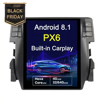 AOTSR Android 8.1 Tesla style Vertical HD Screen DSP AUDIO Car GPS Navigation For Honda Civic 2016-2019 Multimedia Player Radio
AOTSR Android 8.1 Tesla style Vertical HD Screen DSP AUDIO Car GPS Navigation For Honda Civic 2016-2019 Multimedia Player Radio