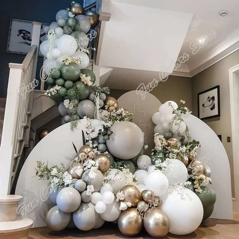 114pcs Doubled Macaron Gray Memorial Day Party Arch Backdrop Baby Shower Event White Decoration Kid Birthday Balloon Garland Kit
114pcs Doubled Macaron Gray Memorial Day Party Arch Backdrop Baby Shower Event White Decoration Kid Birthday Balloon Garland Kit