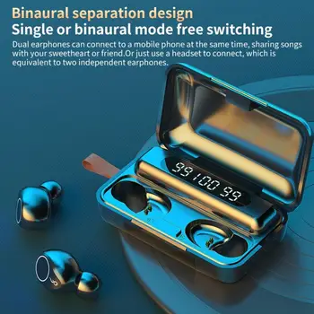 Bluetooth Earphones True Wireless Headphones 5.0 TWS in-Ear Earbuds IPX7 Waterproof Mini Headset 3D Stereo Sound Sport Earpiece
Bluetooth Earphones True Wireless Headphones 5.0 TWS in-Ear Earbuds IPX7 Waterproof Mini Headset 3D Stereo Sound Sport Earpiece