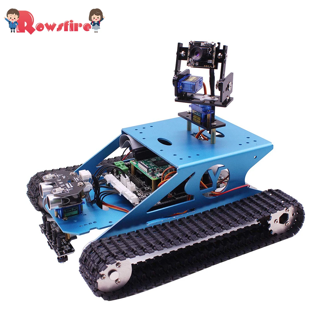 Professional Raspberry Pi Tank Smart Robotic Kit WiFi Wireless Video Programming Electronic Toy DIY Robot Kit For Kids Adults
Professional Raspberry Pi Tank Smart Robotic Kit WiFi Wireless Video Programming Electronic Toy DIY Robot Kit For Kids Adults