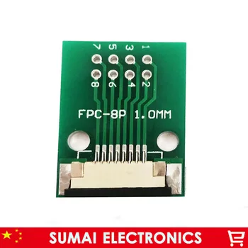 8 pin 1.0mm pitch FPC/FFC PCB connector socket adapter board,8P flat flex cable one-sided socket
8 pin 1.0mm pitch FPC/FFC PCB connector socket adapter board,8P flat flex cable one-sided socket