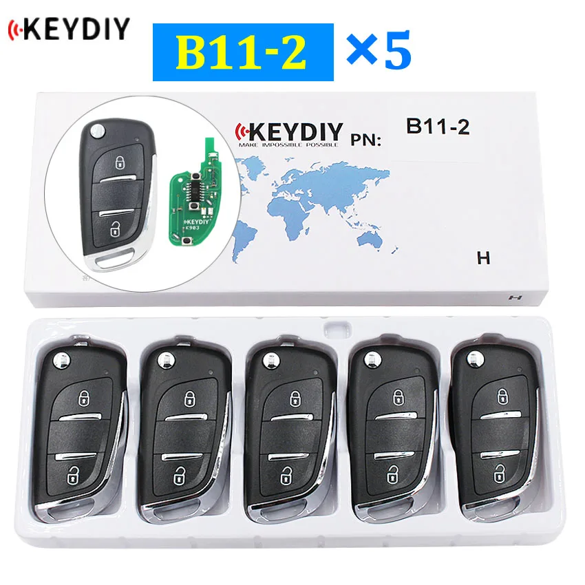 5Pcs/Lot B11-2 Remote Control 2 Button KD Key DS Style Remote Car Key for KD900 URG200 KD900+ Mini KD KD-X2
5Pcs/Lot B11-2 Remote Control 2 Button KD Key DS Style Remote Car Key for KD900 URG200 KD900+ Mini KD KD-X2