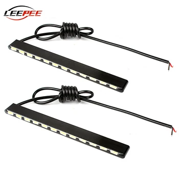 LEEPEE Aluminum Housing Daylight Led Strip 7030 Daytime Running Lights 12 LEDs Super Bright Auto Light Source 2PCS SMD Car DRL 
LEEPEE Aluminum Housing Daylight Led Strip 7030 Daytime Running Lights 12 LEDs Super Bright Auto Light Source 2PCS SMD Car DRL