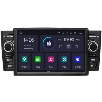 

4G LTE Android 10 octa Core Car DVD Radio Stereo Player For Fiat/Grande/Punto/Linea 2007-2012 Multimedia GPS Navi RDS Wifi FM