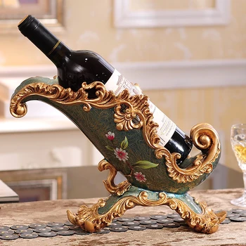 Europe Luxury Wine Rack Retro Ornament Home Livingroom Resin Wine Holder Wine Tray Creative Desktop Wine BottleStand Decoration
Europe Luxury Wine Rack Retro Ornament Home Livingroom Resin Wine Holder Wine Tray Creative Desktop Wine BottleStand Decoration