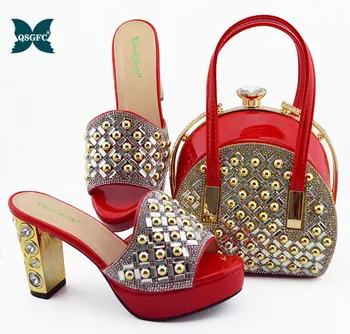 African Matching Shoes and Bags Italian design In Women Italian Shoes and Bags To Match Shoes with Bag Set with Rhinestone
African Matching Shoes and Bags Italian design In Women Italian Shoes and Bags To Match Shoes with Bag Set with Rhinestone