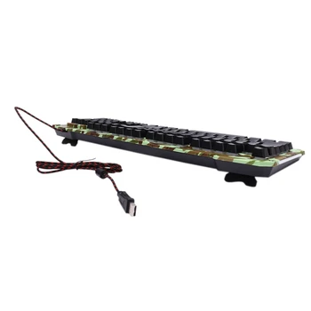 Mechanical Keyboard RGB Backlit USB Wired Gaming Keyboard Imitation Mechanical Feel 104 Keys Waterproof Computer Game Keyboards
Mechanical Keyboard RGB Backlit USB Wired Gaming Keyboard Imitation Mechanical Feel 104 Keys Waterproof Computer Game Keyboards