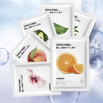 LANBENA Mask Fruit Mask Japan Advanced Formula Whitening Moisturizing Water Locking Plant Extract Fresh Sheet Face Mask
LANBENA Mask Fruit Mask Japan Advanced Formula Whitening Moisturizing Water Locking Plant Extract Fresh Sheet Face Mask