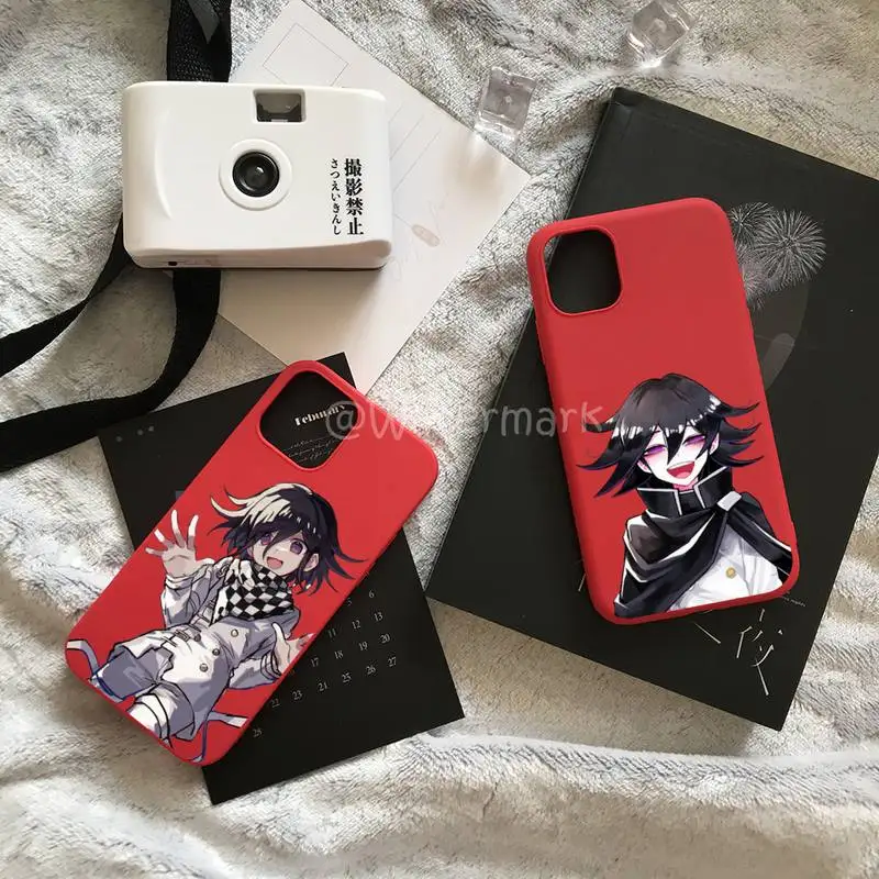 Danganronpa Kokichi Oma Phone Case For IPhone 7 8 6 6s Plus Xr X Xs 11 12 13 Pro Max Mini Red Candy Colors Cover Coque | Мобильные