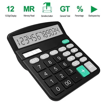 Office Finance Calculator Calculat Plastic Solar Computer Business Finance Office Calculator 12-Bit Desktop Calculator Office
Office Finance Calculator Calculat Plastic Solar Computer Business Finance Office Calculator 12-Bit Desktop Calculator Office