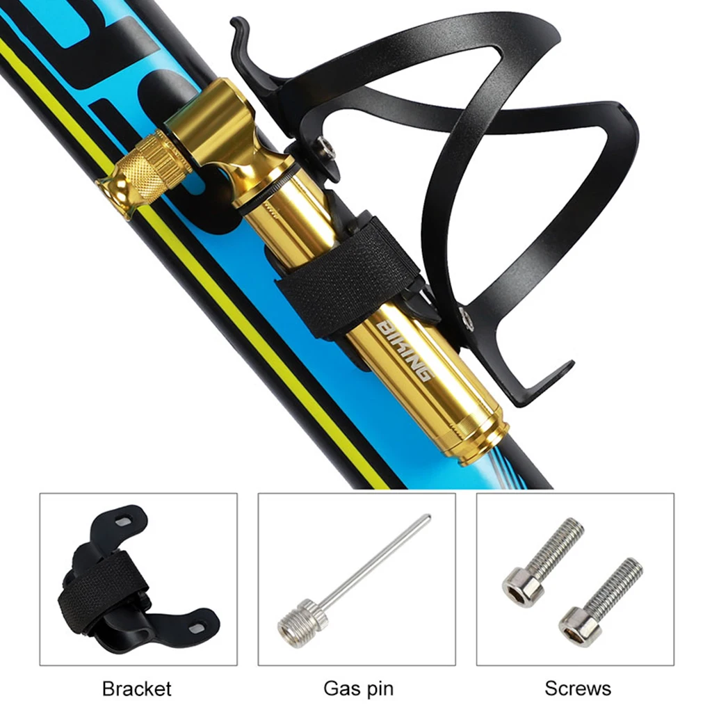 Portable Mini Bicycle Bike Pump Universal Fits Presta and Schrader High Pressure 160 PSI with Mount Kit for Mountain Rode Bikes Portable Mini Bicycle Bike Pump Universal Fits Presta and Schrader High Pressure 160 PSI with Mount Kit for Mountain Rode Bikes