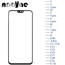 Verre de capteur LCD numériseur noir pour Realme 2 3 3i 5 6 6i 7 7i 8 Pro C3 C11 C12 C15 2021, 5 pièces=