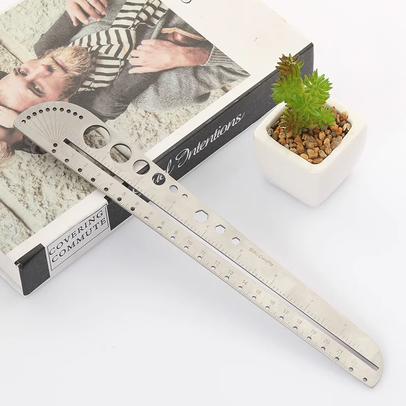22cm Multifunction Protractor Measure Tool Angle Meter Clear Scale Stainless Steel Portable Drawing Ruler Circle Professional
22cm Multifunction Protractor Measure Tool Angle Meter Clear Scale Stainless Steel Portable Drawing Ruler Circle Professional